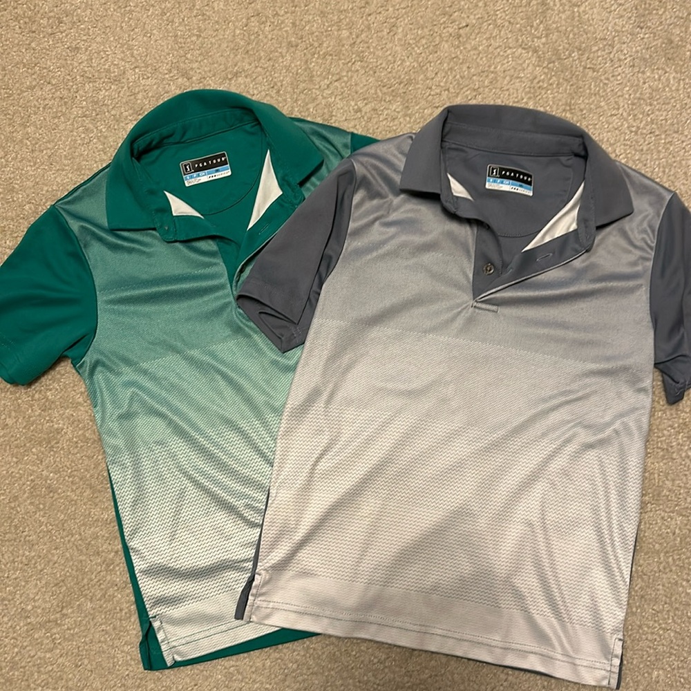 Boys Golf Polos - Set of 2